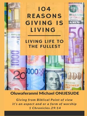 cover image of 104 Reasons Giving is Living